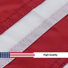 Bradford American Flag 12×18 Inches Embroidered Small USA