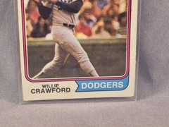 Willie Crawford 1974 Topps #480 Los Angeles Dodgers MLB Baseball Sports Card