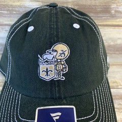 New Orleans Saints Hat Mens Black Fanatics Branded Sport Resort Strapback Cap