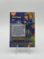 2026 Topps Series 2 Cole Young RC Titans of the Game & Stars of MLB Mariners SEA