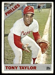 1966 Topps Tony Taylor Philadelphia Phillies #585