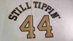 Still Tippin 44 Astros 2023 Gold Jersey 2022 WS Champions Letter Number Kit Iron