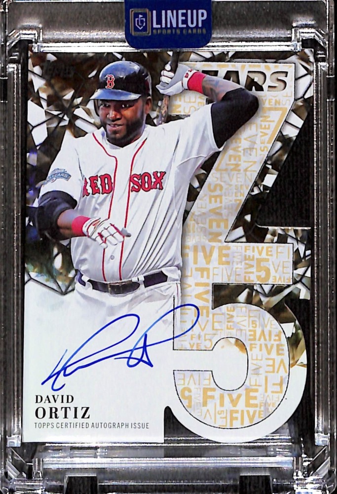 2026 TOPPS SERIES 1 75 YEARS OF TOPPS DAVID ORTIZ #75YA-DO NUMBERED /50 + AUTO