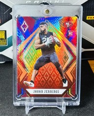 2020 Panini Phoenix Jauan Jennings Rookie Fire Burst Prizm #196 • 49ers