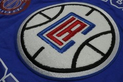 Los Angeles Clippers Shirt Mens Large Blue NBA Basketball Chenille Pro Standard