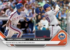 2025 Topps Now – Pete Alonso, Darryl Strawberry #541 /9564