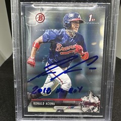 2017 Bowman 1st Prospects Ronald Acuna Jr # BP127 Auto