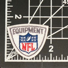 Football Logo 2&Prime; NFL Equipment Iron/Sew On Embroidered Patch Free Tracking!
