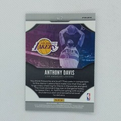 2018-19 Panini Fireworks Fast Break Prizm Anthony Davis #20, New Orleans