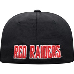 Men&rsquo;s Top of the World Black Texas Tech Red Raiders Reflex Logo Flex Hat