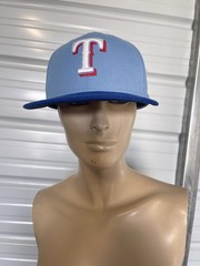 Texas Rangers Authentic Collection Alt 2 59FIFTY Fitted Hat: 6 7/8 Blue