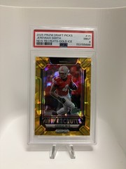2025 Panini Prizm Draft Picks New Recruits Jeremiah Smith Gold Ice PSA 9 Pop 6