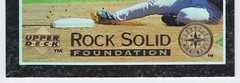 1997 Upper Deck – Rock Solid Foundation Insert – Alex Rodriguez – #1 – NrMt