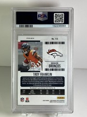2024 Contenders Optic Troy Franklin Rookie Auto Cracked Ice #17/22 PSA 10 POP 3!