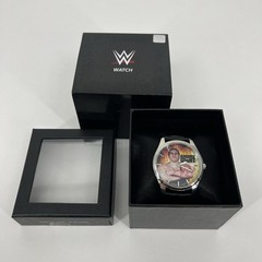 WWE Andre The Giant Watch Men&rsquo;s Size Black Leather Band Game Time New