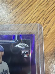2025 Topps Chrome Update Series – Rookie Debut Dalton Rushing #USC151 Purple
