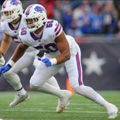 Greg Rousseau GAME WORN / USED 💪 Buffalo Bills 🦬 NFL Cleats 👟 Inc PSA COA 🛡️