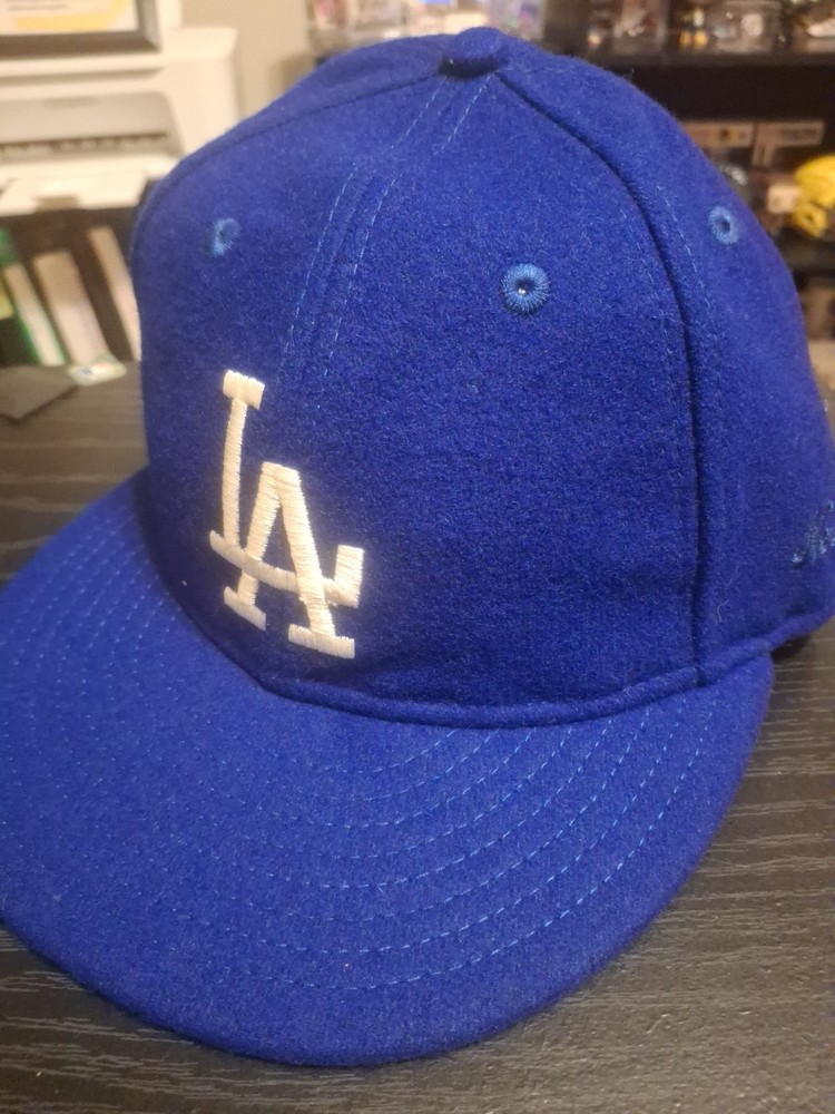 New Era 59FIFTY Retro Crown Wool LA Dodgers x Fear Of God 7 1/8 Fitted Hat NWT