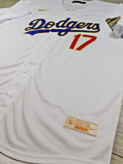 Shohei Ohtani Kanji Japanese LA Dodgers Limited GOLD Jersey Men&rsquo;s Size X-Large