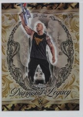 2026 Topps Chrome WWE Diamond Legacy Gold Refractor 28/50 The Rock #RDL-25 4k5