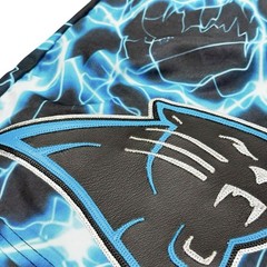 Rare Carolina Panthers Black Blue Custom Handmade AOP Shorts Mens Med Large