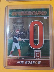 2022 Panini Donruss Elite Joe Burrow Spellbound Set Green Cincinnati Bengals