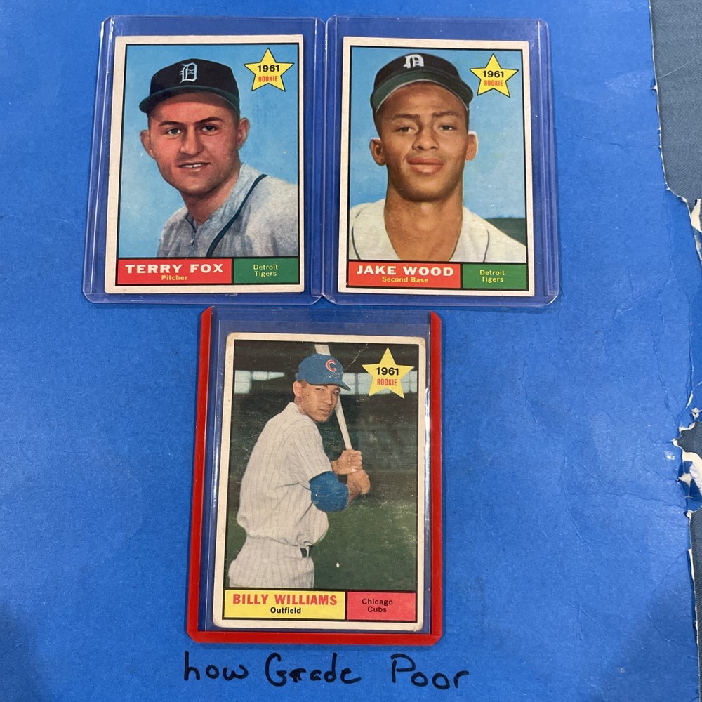 1961 Topps #141 Billy Williams ROOKIE Chicago Cubs Hall of Fame
