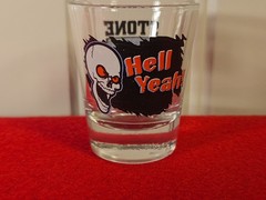 1998 Stone Cold Steve Austin Shot Glass Hell Yeah! WWF Wrestling Titan Sports