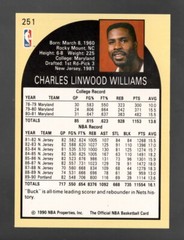 1990 Hoops #251 Buck Williams Near mint or better