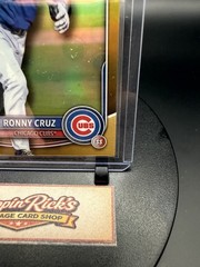 2025 Bowman Chrome Ronny Cruz 1st Gold Refractor 14/50 Chicago Cubs BCP-213