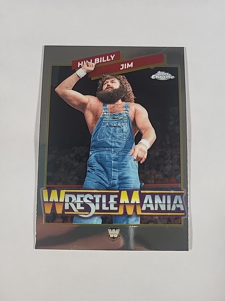 2026 WWE Topps Chrome Wrestlemania Recall #WMR-8 Hillbilly Jim, Legend