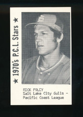 1979 Cramer 1970&rsquo;s P.C.L. Stars rick Rickey Foley Salt Lake City Gulls very rare