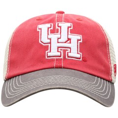 Men&rsquo;s Top of the World Red Houston Cougars Offroad Trucker Snapback Hat