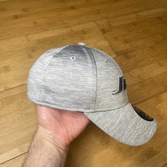 New Era 39THIRTY New York Jets Heather All Gray Grey Flex Fitted S/M Stretch Hat