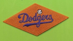 1-3/4&Prime; x 3-1/2&Prime; Embroidered Patch Retro – Brooklyn Dodgers (1952-57)