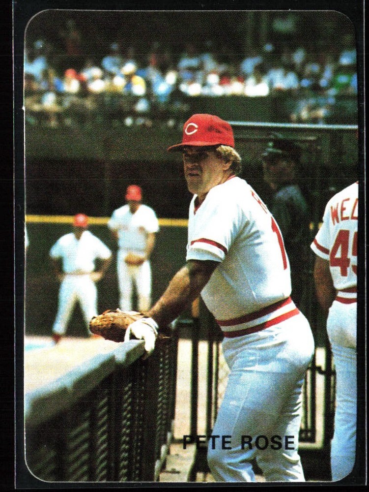 Pete Rose Cincinnati Reds The Press Box # 44 Of 50 Broder Oddball