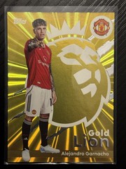 Alejandro Garnacho #GL 13 Gold Lion – 2025-26 Topps Premier League
