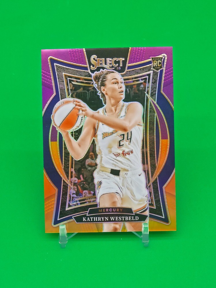 2025 WNBA Panini Select Kathryn Westbeld Orange & Purple Prizm RC /99 25PS1