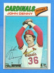 1977 Topps #541 John Denny NM+ Cardinals