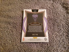 2025 Panini Select WNBA Veronica Burton Purple Prizm Concourse #90 3/149