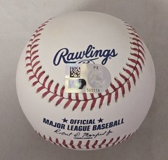 Francisco Lindor Signed OML Baseball MLB Authentication Auto New York Mets