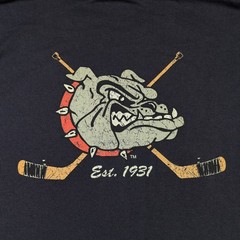 Vintage Gonzaga Bulldogs Hockey Shirt Size Medium – Large NCAA College Bulldog`s