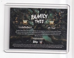 2026 Topps Chrome WWE Rocky Johnson The Rock Family Tree #FAM-JR