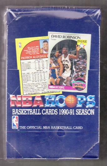 BASKETBALL BOX 1990-91 NBA HOOPS Series 1 JORDAN, Mark Jackson Menendez Bros.#7L