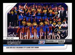2024-25 PANINI INSTANT #639 SHAI/OKLAHOMA CITY THUNDER 1ST EVER NBA TITLE SP/898
