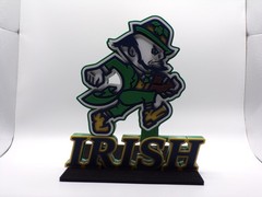 Leprechaun Fan Cave Sign, Fighting Irish Decor, 3D Inspired Fan Art