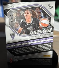 KAITLYN CHEN 2025-26 PRIZM WNBA TEAL ROOKIE #100 /49 VALKYRIES