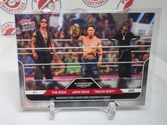 2025 Topps Now WWE #27 The Rock John Cena Travis Scott PR55211
