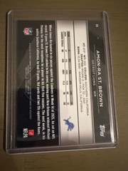 2025 Topps Chrome Black Amon-Ra St. Brown Blue Refractor 76/150 #35 Lions
