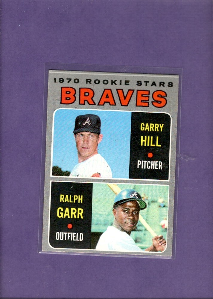 1970 Topps #172 Garry Hill/Ralph Garr NM Near Mint RC Rookie Braves ID:79098